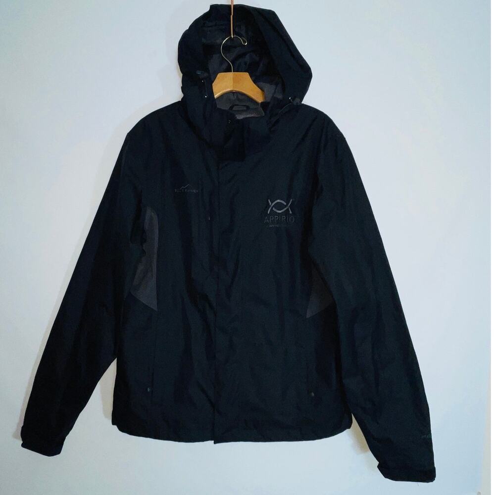 Eddie Bauer Rain Jacket - Waterproof & Breathable - Men's Size M - Appirio Logo